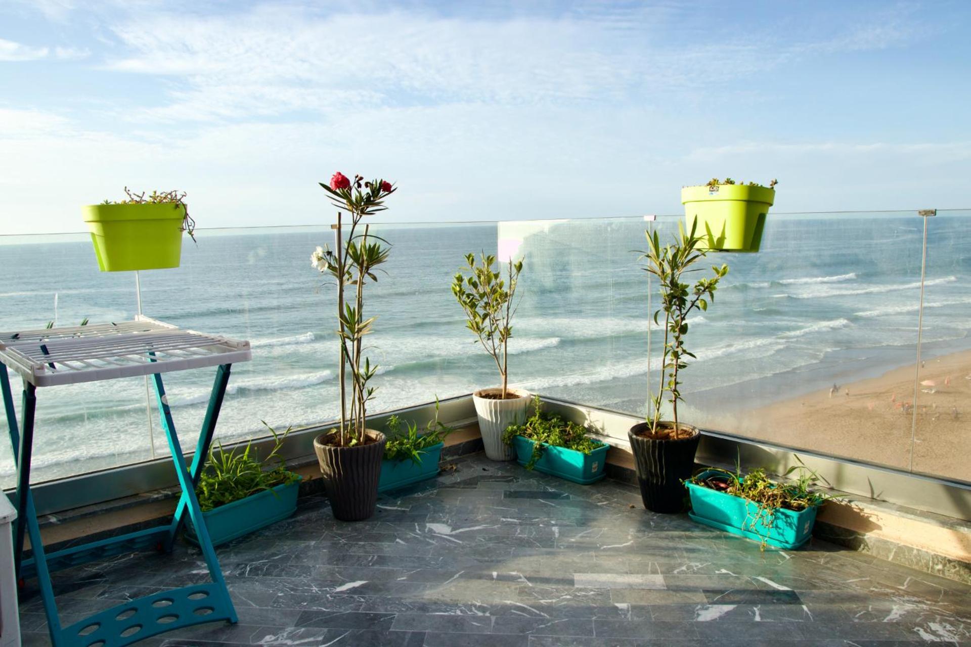 Ferienwohnung Amwaj Appts Mirleft Exterior foto