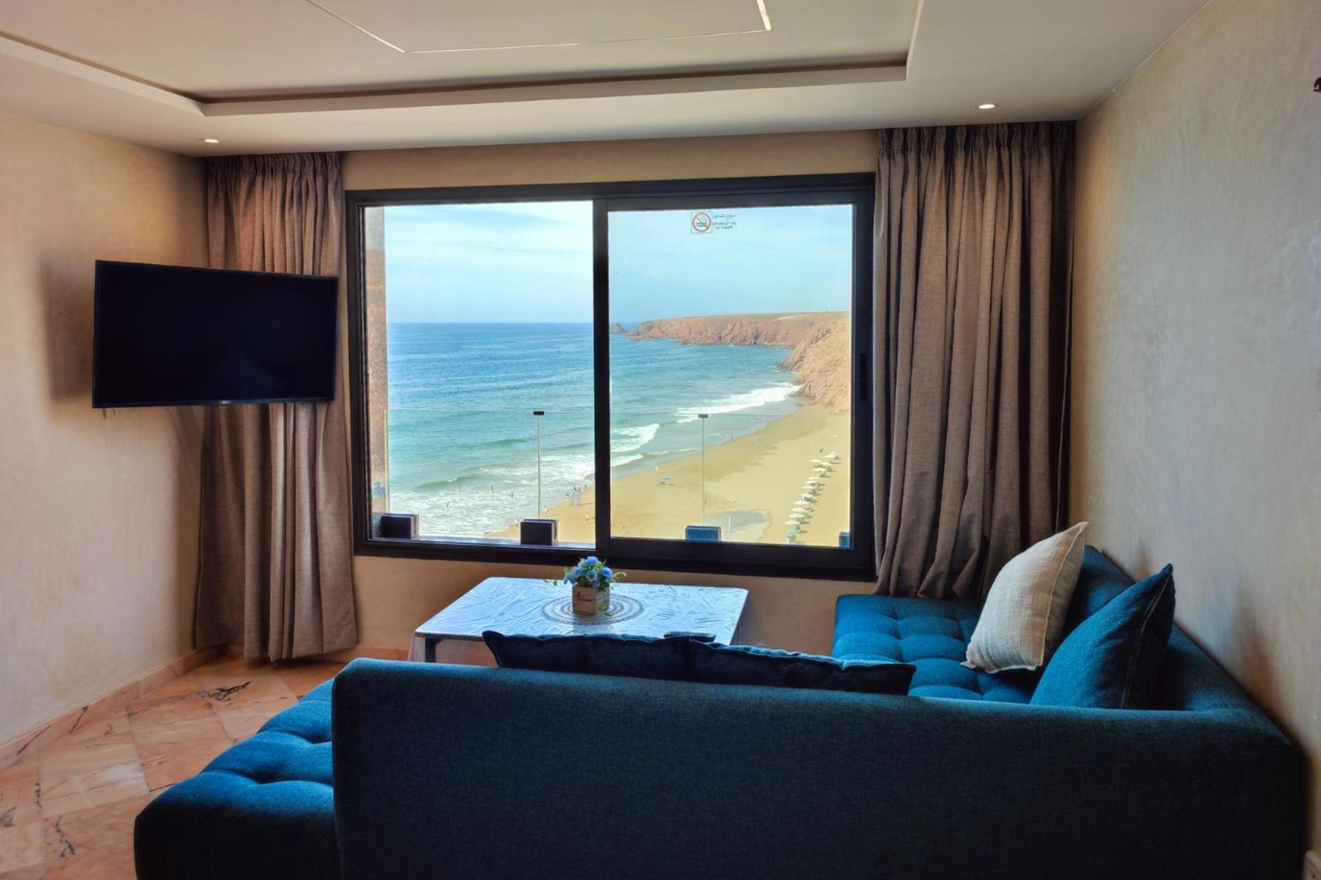Ferienwohnung Amwaj Appts Mirleft Exterior foto